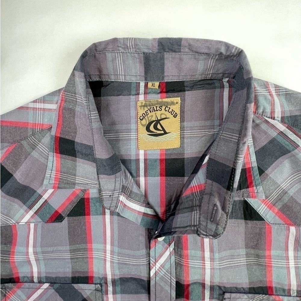 COEVALS CLUB Size XL Western Shirt Short Sleeve - Picture 4 of 4